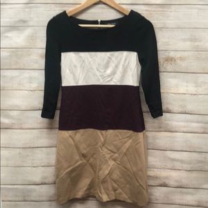 3/4 sleeve WHBM Shift Dress, Size 0